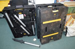 *3x Keter Folding Worktable (salvage)