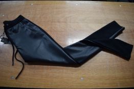 *NU Black April Jeggings with PVC Front Size: M, RRP: £90