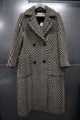 *In Wear Black & White Chevron Tru Coat Size: 38, RRP: £330
