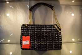 *Mario Valentino Tweed Nero Handbag, RRP: £149