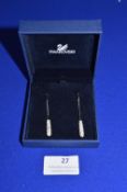 Swarovski Crystal Drop Earrings (boxed with packaging)