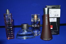 *4x Hugo Boxx for Women Part Used Testers
