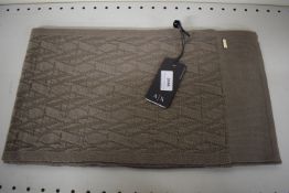 *Armani Exchange Scarf in Brown Mono, RRP: £75