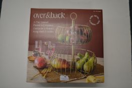 *Over & Back Two Tier Fruit Basket