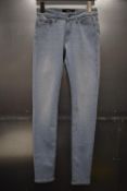 *Replay Luzien Blue Power Stretch Denim Jeans Skinny High Waist Fit Size: 32x30, RRP: £150