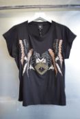 *NU Clarissa Beaded T-Shirt Size: M, RRP: £65
