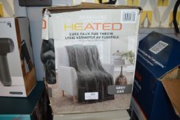 *Berkshire Faux Fur Heated Throw 50”x60”