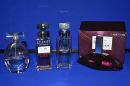 *4x Calvin Klein for Women Part Used Testers