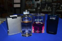 *4x Assorted Men’s Fragrance Testers (part used)