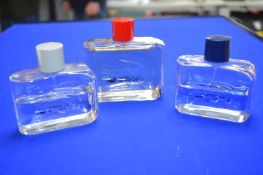 *3x Lacoste Fragrance Testers (part used)