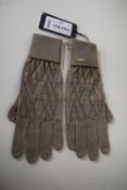 *Armani Exchange Guanto Gloves in Brown Mono Size: XS/S, RRP: £65