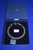 Swarovski Crystal Loop Chain 38cm Necklace (boxed with packaging)