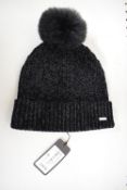 *Armani Exchange Black Cappello Pom Pom Beanie Hat, RRP: £60