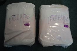 *2x Packs of Huggies Pull Ups Day Pants Size: 6
