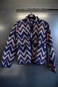 *Ichi Fravoni Graphic Jacket Size: 38, RRP: £90
