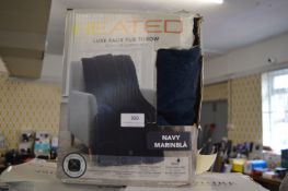 *Berkshire Faux Fur Heated Throw 50”x60”