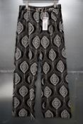 *Traffic People Black Sequin and Embroidered Trousers Size: L, RRP: £130 (matching lot 1127 to