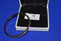 Swarovski Gilt & Crystal Bangle (boxed with packaging)