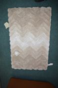 *Chevron Tufted Bathmat