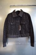 *Armani Exchange Black Denim Monogram Jacket Size: M, RRP: £195