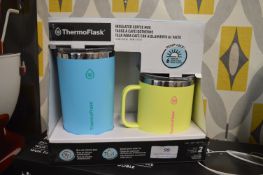 *Thermo Flask 2pc Coffee Mug Set