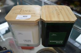 *Pair of Tork Fragrance Candles