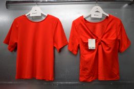 *Ichi Racing Red Matine SS Bow Top Size: S