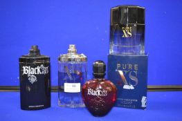 *4x Paco Robanne XS Part Used Testers