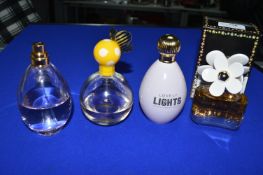 *2x Marc Jacobs, and 2x Lovely Fragrance Testers (part used)