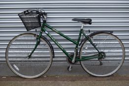 Raleigh Pioneer Trail Green 19” Bicycle with Basket (AF)