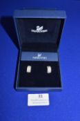 Swarovski Crystal Half Loop Earrings (boxed with packaging)