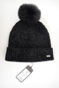 *Armani Exchange Black Cappello Pom Pom Beanie Hat, RRP: £60