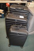 *Delcy Helium 3pc Luggage Set