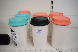 *7x Reusable Cups with Lids