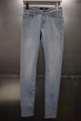 *Replay Luzien Blue Power Stretch Denim Jeans Skinny High Waist Fit Size: 28x30, RRP: £150