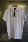 *Matinique White Poleo Melange Short Sleeve Polo Size: M, RRP: £40