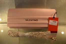 *Mario Valentino Sofie Sipria Pink Clutch Bag with Detachable Chain Handle, RRP: £75