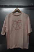 *Saint Tropez Pexton Barley Pink Short Sleeve Sweatshirt Size: L, RRP: £40