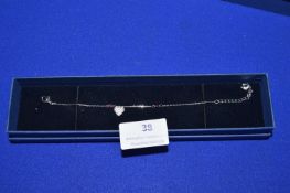Swarovski Bracelet with Heart Charm (boxed with packaging)