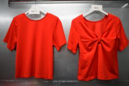 *Ichi Racing Red Matine SS Bow Top Size: L