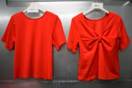 *Ichi Racing Red Matine SS Bow Top Size: L