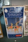 *Christmas Outdoor Deer Family with Lights