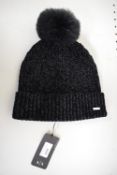 *Armani Exchange Black Cappello Pom Pom Beanie Hat, RRP: £60