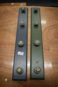 *2x Ornamental Coat Hooks