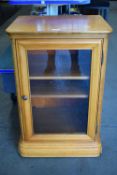 Wooden Display Cabinet with Glass Door 55x45.5cm x 84cm high