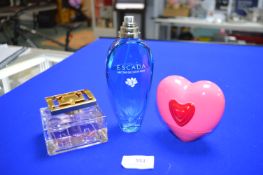 *3x Escada Fragrance Testers (part used)