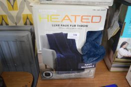 *Berkshire Faux Fur Heated Throw 50”x60”