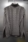 *Religion Charcoal Knitted Jumper Size: S/10, RRP: £78