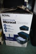 *Royal Microcut Shredder