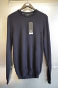 *Matinique Dark Navy Petro Merino Blend Jumper Size: S, RRP: £90